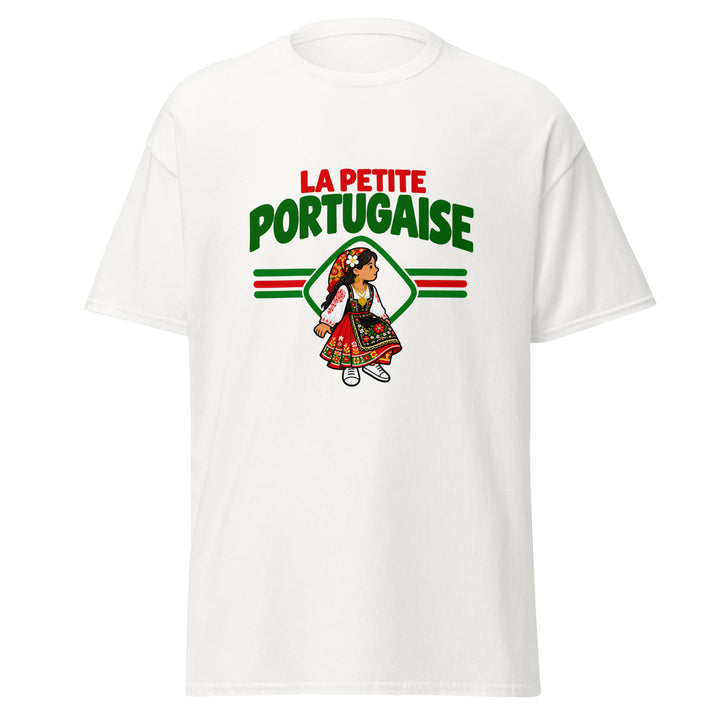 T-shirt Portugal « La Petite Portugaise » – Femme — vue de face, t-shirt seul — Bled Eleven