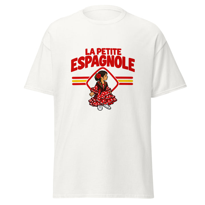 T-shirt Espagne « La Petite Espagnole » – Femme — vue de face, t-shirt seul — Bled Eleven