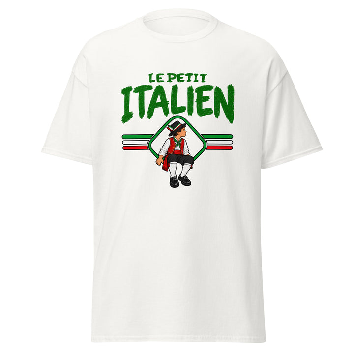 T-shirt Italie « Le Petit Italien » – Homme — vue de face, t-shirt seul — Bled Eleven