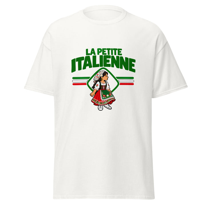 T-shirt Italie « La Petite Italienne » – Femme — vue de face, t-shirt seul — Bled Eleven