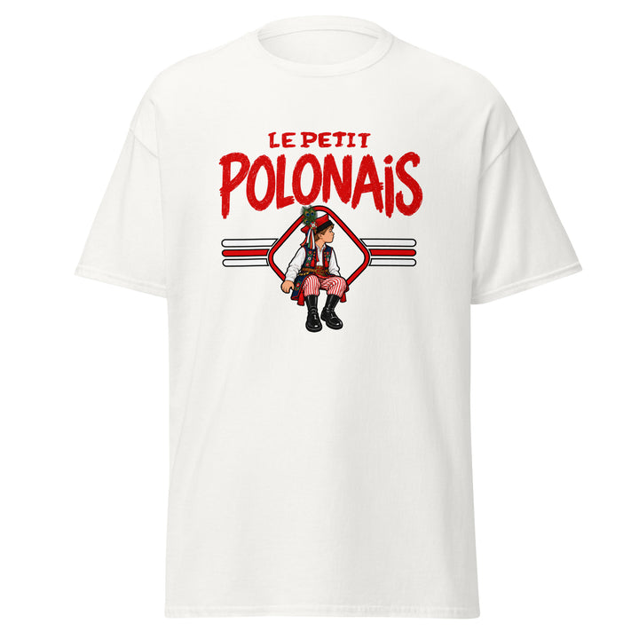 T-shirt Pologne « Le Petit Polonais » – Homme — vue de face, t-shirt seul — Bled Eleven