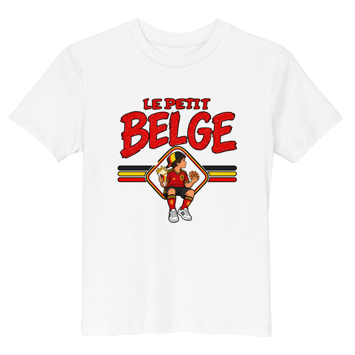 T-shirt Belgique « Le Petit Belge » – Enfant — vue de face, t-shirt seul — Bled Eleven