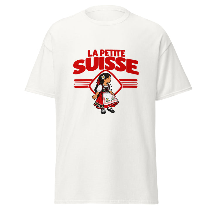 T-shirt Suisse « La Petite Suisse » – Femme — vue de face, t-shirt seul — Bled Eleven