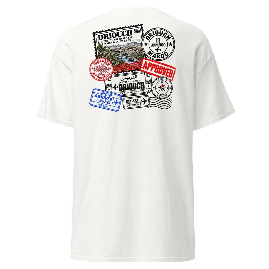 Dos du t-shirt Driouch