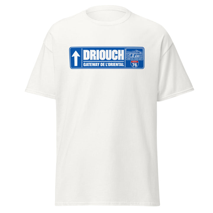T-shirt Driouch Maroc – Édition Passeport — vue de face, t-shirt seul — Bled Eleven