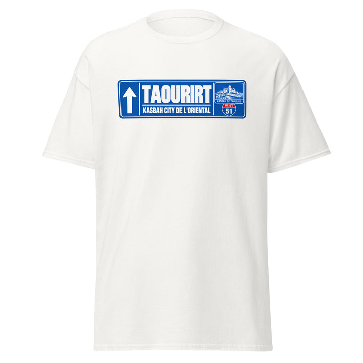 T-shirt Taourirt Maroc – Édition Passeport — vue de face, t-shirt seul — Bled Eleven