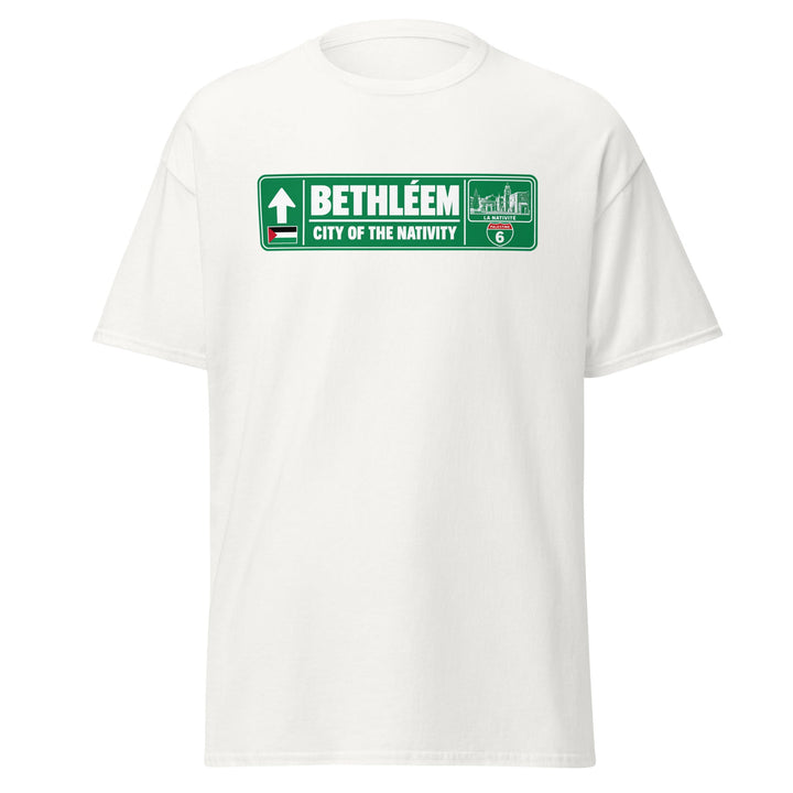 T-shirt Bethléem Palestine – Édition Passeport, face avant