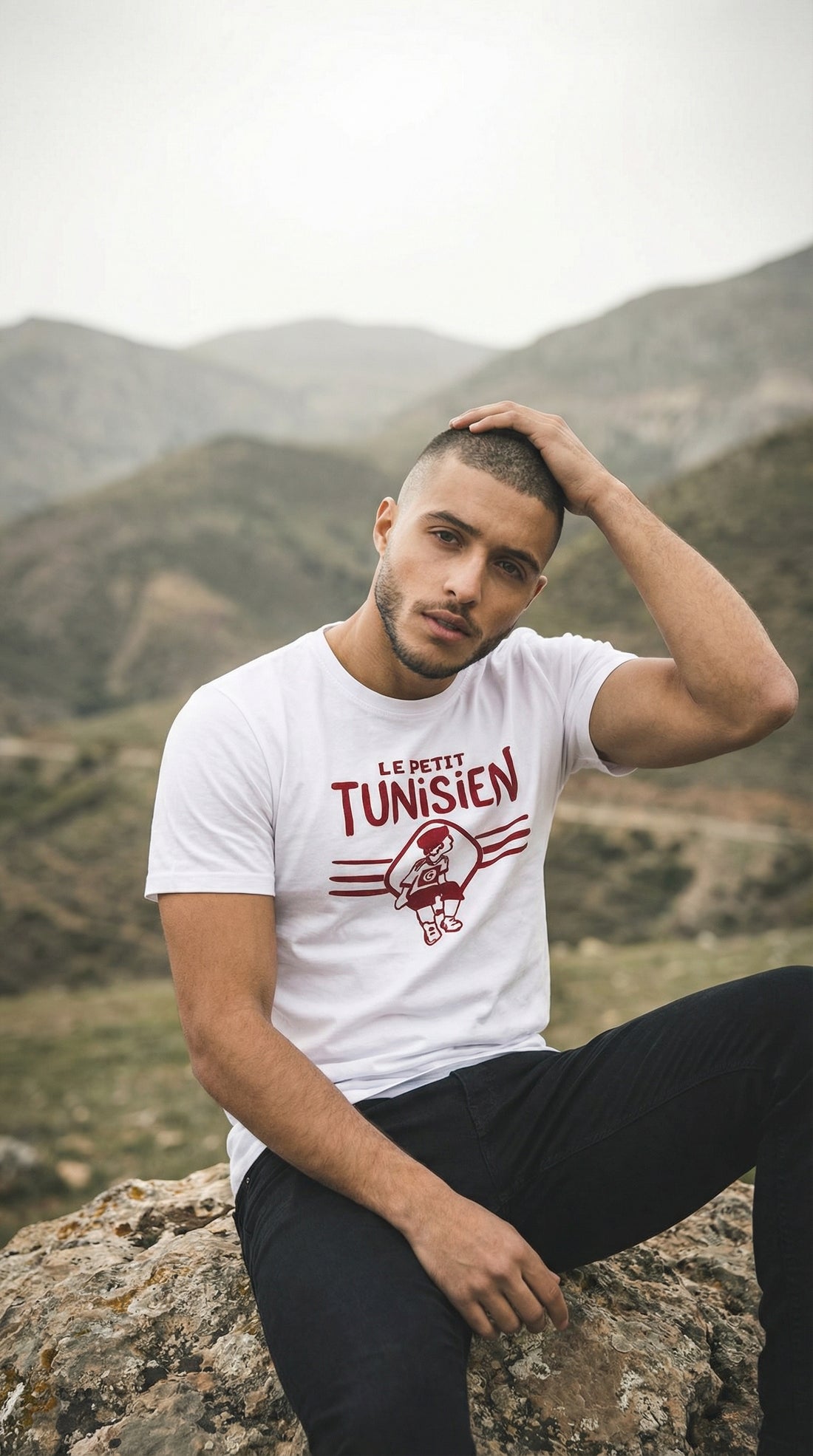 T-shirt adulte Le Petit Tunisien — visuel produit 4 — Bled Eleven