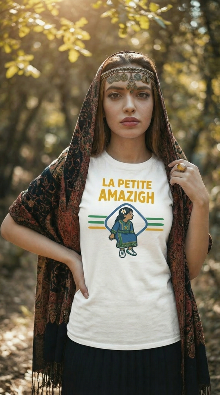 T-shirt adulte « La Petite Amazigh »