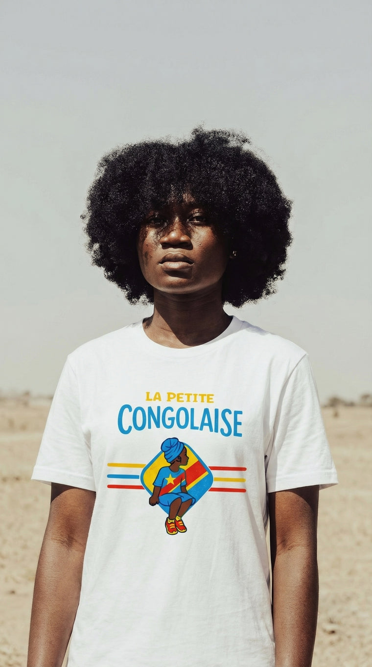 T-shirt adulte « La Petite Congolaise »