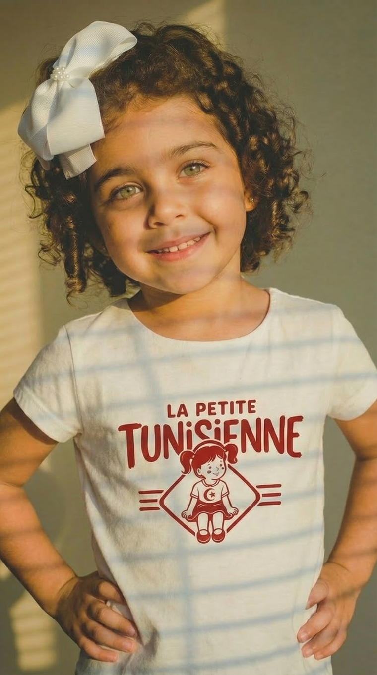 T-shirt enfant « La Petite Tunisienne »