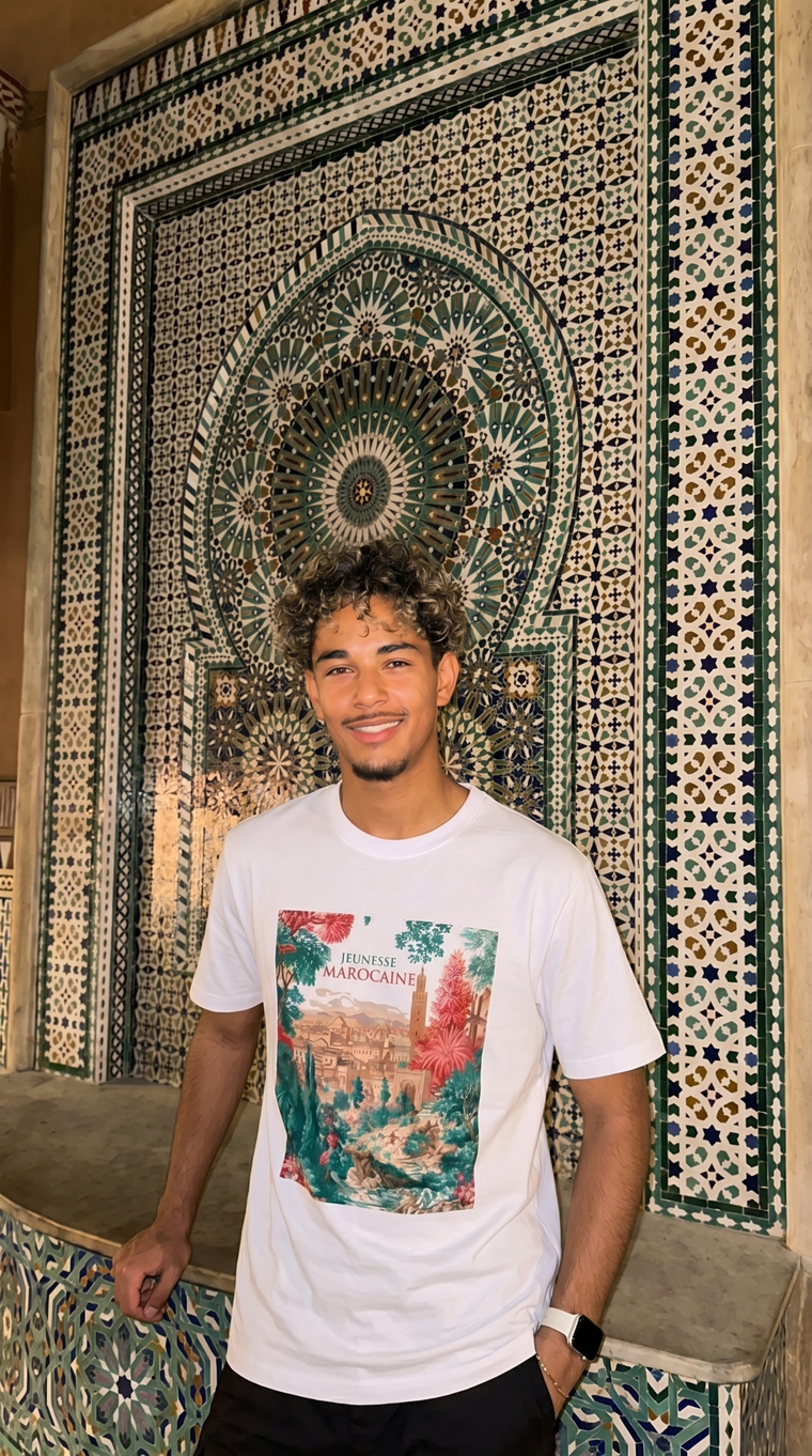 T-shirt "Jeunesse Marocaine" 🇲🇦