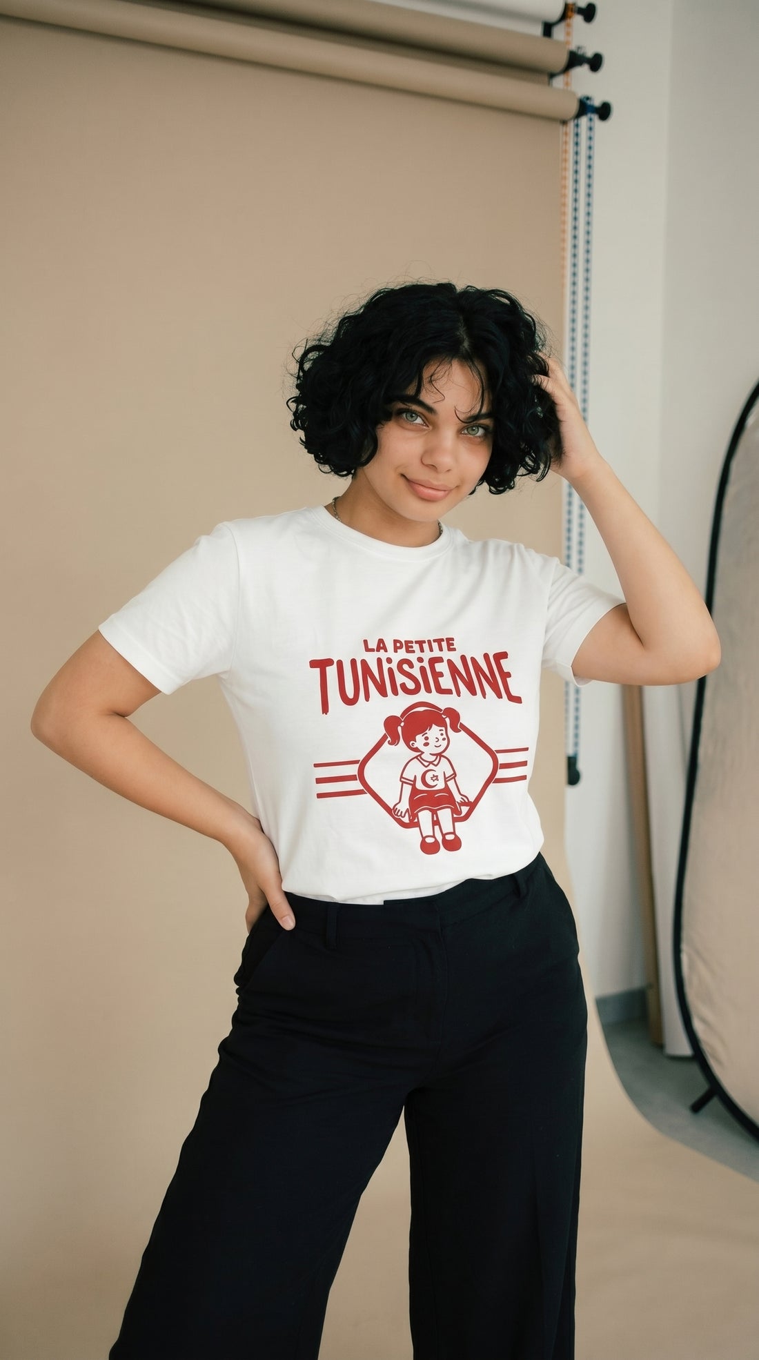 T-shirt adulte La Petite Tunisienne — visuel produit 3 — Bled Eleven