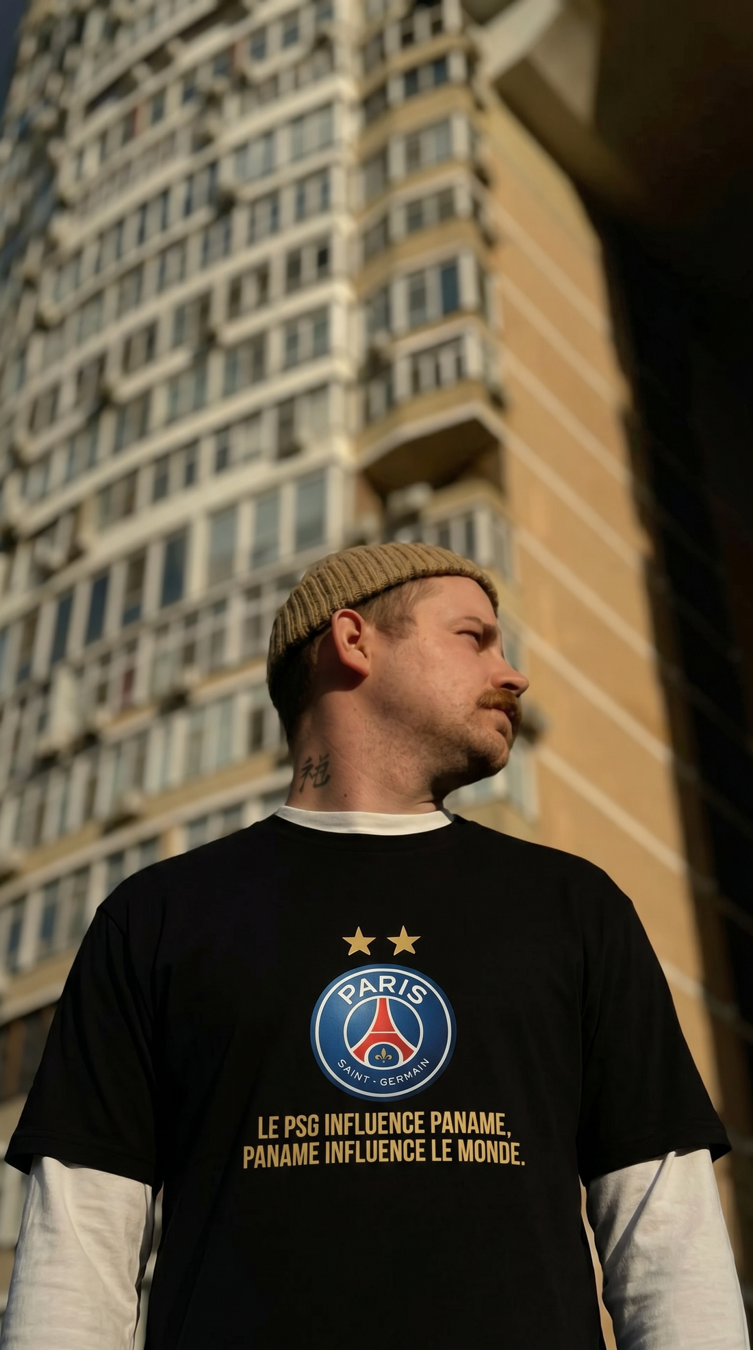 T-shirt Paname 2 étoiles — visuel produit 2 — Bled Eleven