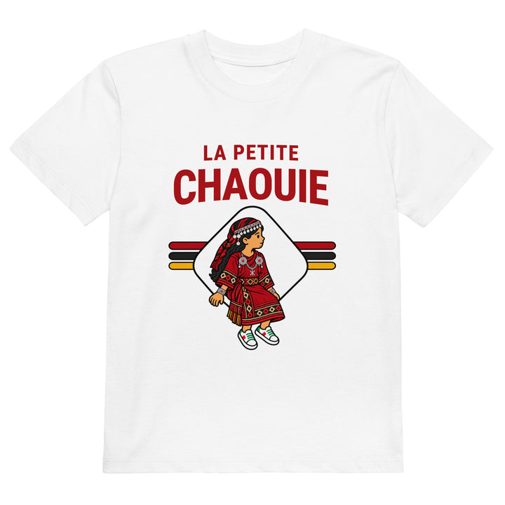 T-shirt Chaoui « La Petite Chaouie » – Enfant — vue de face, t-shirt seul — Bled Eleven
