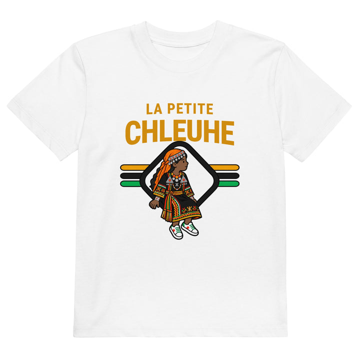 T-shirt Chleuh « La Petite Chleuhe » – Enfant — vue de face, t-shirt seul — Bled Eleven