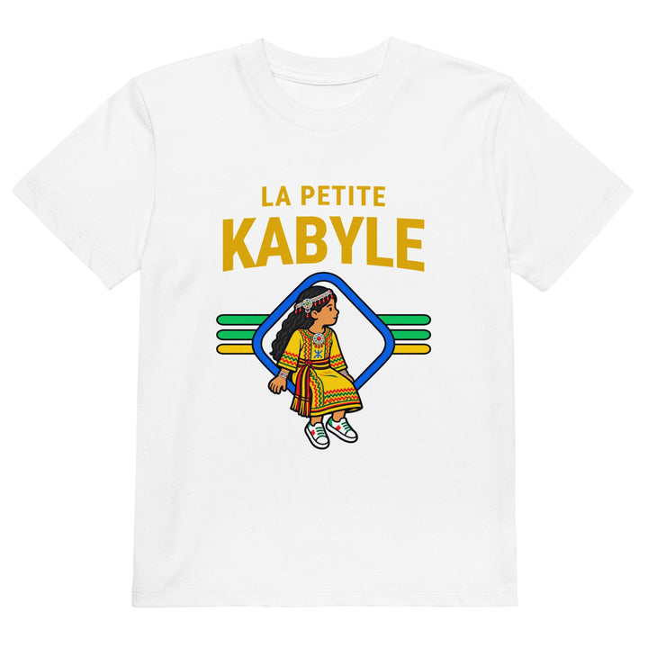 T-shirt Kabyle « La Petite Kabyle » – Enfant — vue de face, t-shirt seul — Bled Eleven
