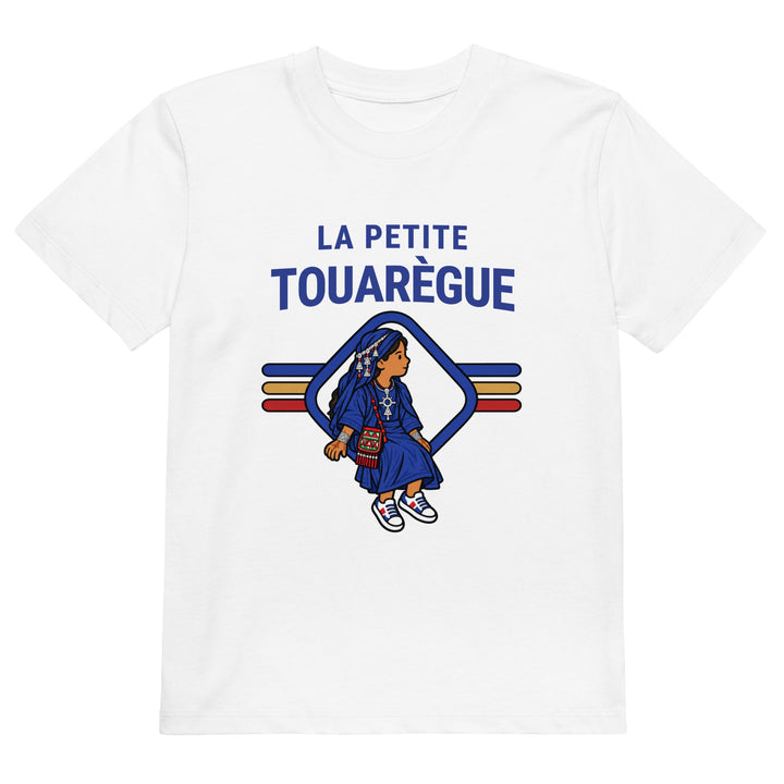 T-shirt Touareg « La Petite Touarègue » – Enfant — vue de face, t-shirt seul — Bled Eleven