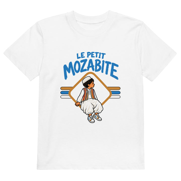 T-shirt Mozabite « Le Petit Mozabite » – Enfant — vue de face, t-shirt seul — Bled Eleven