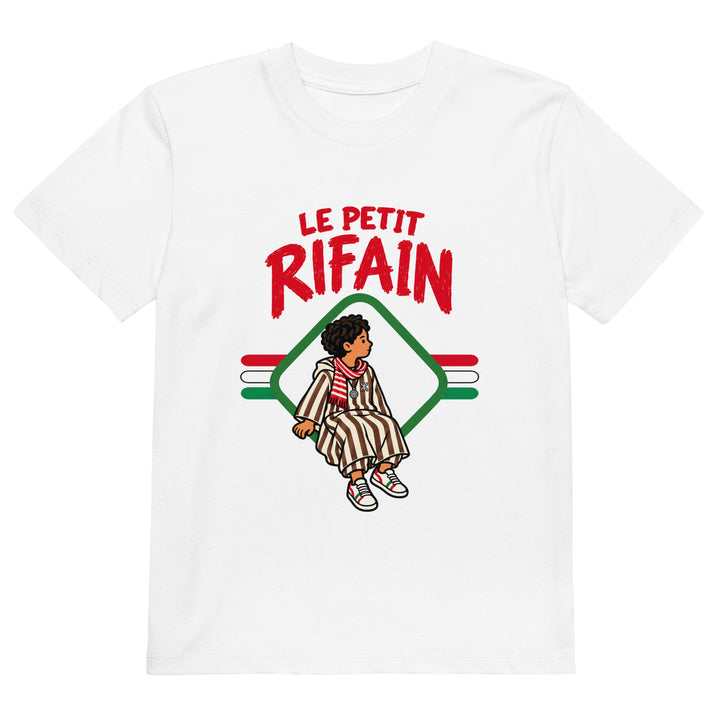 T-shirt Rifain « Le Petit Rifain » – Enfant — vue de face, t-shirt seul — Bled Eleven