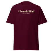 T-shirt Alhamdulillah – For everything | Bordeaux